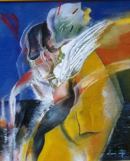 Alfonso COSTA BEIRO - Gemälde - Figuras