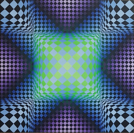 Victor VASARELY - Painting - Katica
