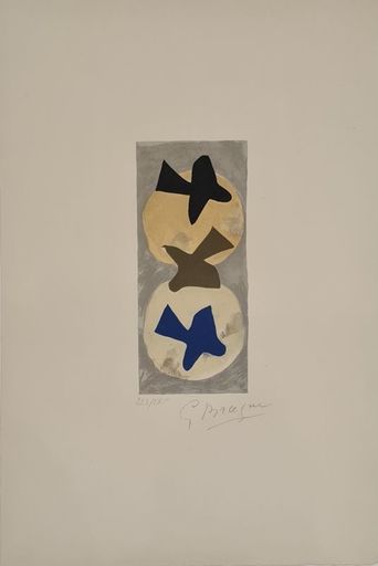 Georges BRAQUE - Print-Multiple - Soleil et Lune I 