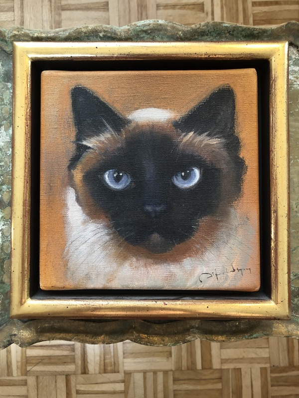Katzen Portrait by | Alfons WEGNER | buy art online | artprice