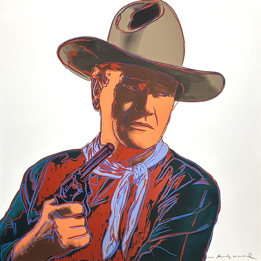 Andy WARHOL - Print-Multiple - John Wayne [Unique] (FS II.377)