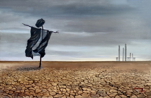 Zaman ZAMANI - Painting - The Scarecrow