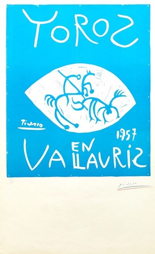 Pablo PICASSO - Print-Multiple - Toros en Vallauris 1957