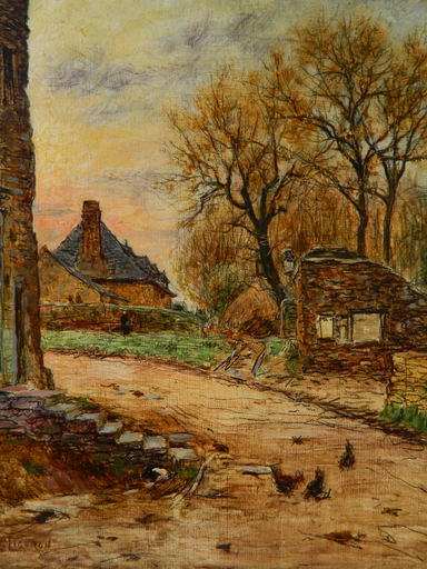 René LIGERON - Gemälde - PAYSAGE