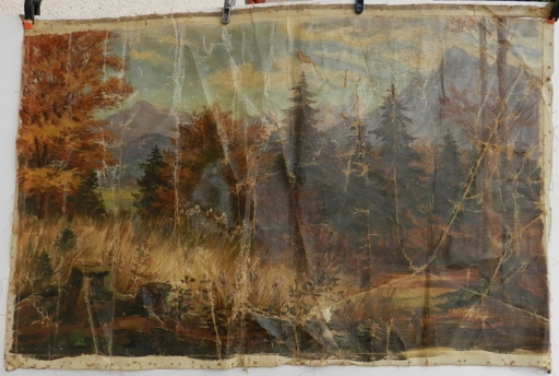 Helene Paula VON PAUSINGER - 绘画 - Mountains Landscape