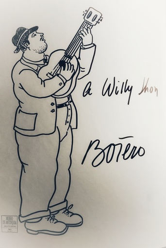 Fernando BOTERO - Drawing-Watercolor - Sin título