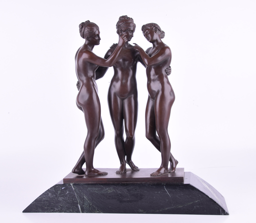 Carl KAUBA - Sculpture-Volume - The Three Graces