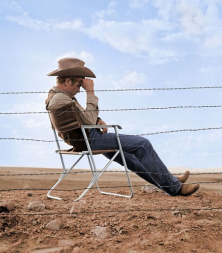 Frank WORTH - Photography - James Dean seated