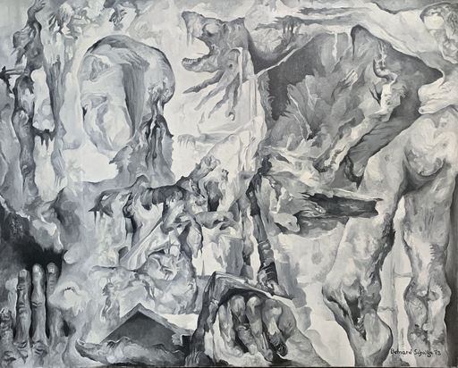Bernard SCHULTZE - Painting - wuchernde Migof-Anatomie