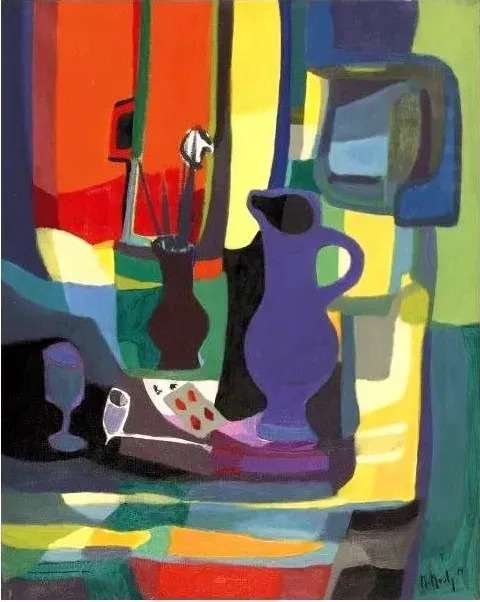 Nature Morte à la Pipe en Terre Marcel MOULY vente en ligne art