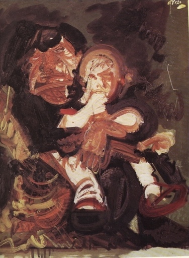 Álvaro DELGADO - Gemälde - “La abuela”