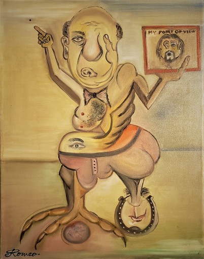 Romeo DOBROTA - Painting - PABLO Picasso