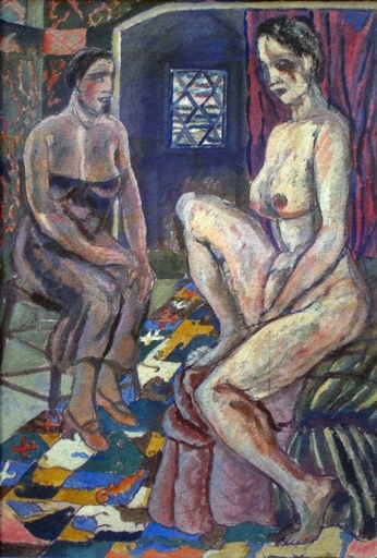 Adolfs ZARDINS - Pintura - Two ladies