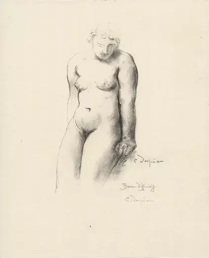Charles DESPIAU - Grabado - Female Nude
