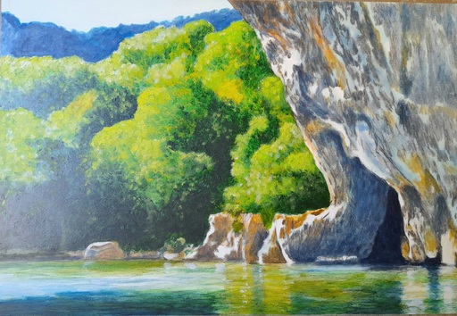 Andreas SCHOLZ - Painting - Ardèche 2013
