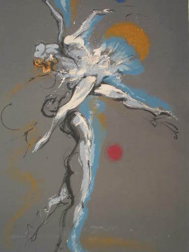 Jacques PECNARD - Estampe-Multiple - La danse,1985.