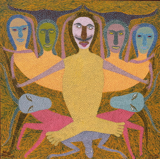 Abdelmalik BERHISS - Gemälde - COMPOSITION FANTASTIQUE