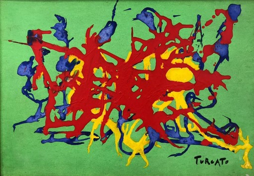 Giulio TURCATO - 绘画 - Abstract composition 