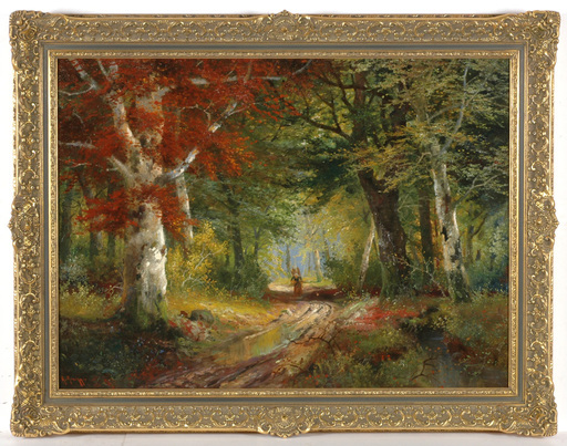 Alois ARNEGGER - Gemälde - Alois Arnegger (1879-1967) "Gathering wood"