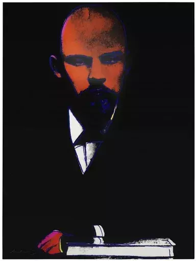 Andy WARHOL - Stampa-Multiplo -  Lenin (Black) (FS II.402)