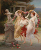 Jules SCALBERT - Gemälde - Jules Scalbert (b. 1851) "The spring dance" oil painting