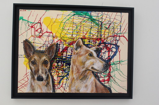 Jean Charles ZIAI - 绘画 - 2 Chiens
