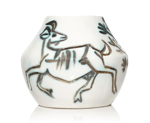 Pablo PICASSO - Ceramic - Vase aux chèvres