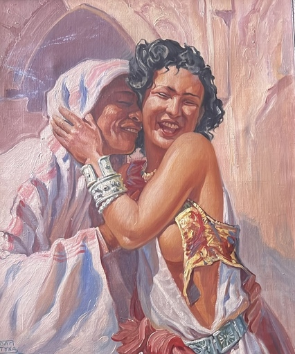 Adam STYKA - Painting - L’amoureux - The lover - El amante 