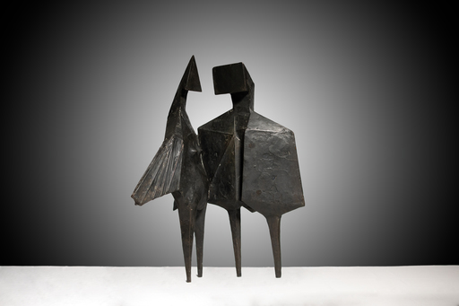Lynn Russell CHADWICK - Sculpture-Volume - Winged Figures Version II