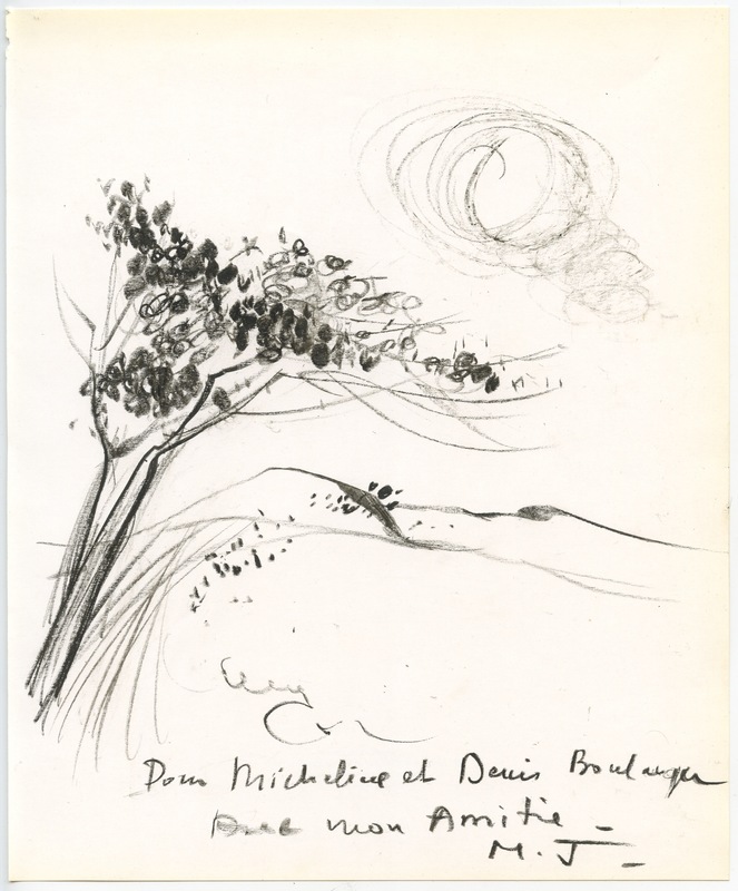 Michel JOUENNE - Drawing-Watercolor - DESSIN AU CRAYON SIGNÉ MAIN M.J. HANDSIGNED M.J. DRAWING