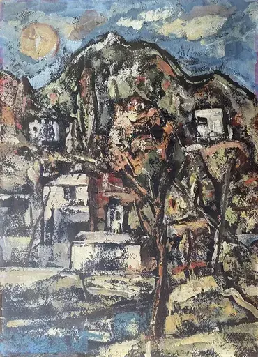 菲利普•塔菲 - 绘画 - A Tribute to Paul Cezanne Landscapes