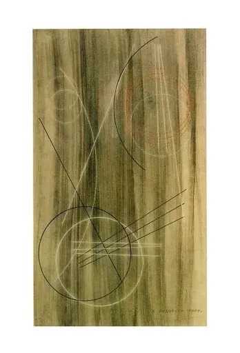 Alexander RODCHENKO - Zeichnung Aquarell - Linee construcion 