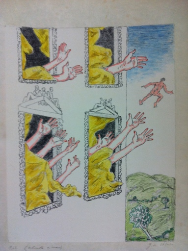 Giorgio DE CHIRICO - Print-Multiple - Le mani misteriose
