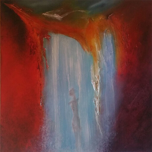 Fabienne RIBEYROLLES - Painting - CASCADE