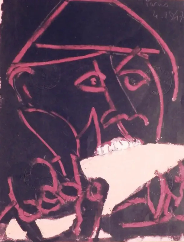 Uomo Che Mangia Una Pannocchia Renato Birolli Vendita D Arte Online Artprice
