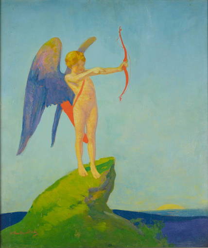 Charles HANDLEY-READ - Peinture - Cupid