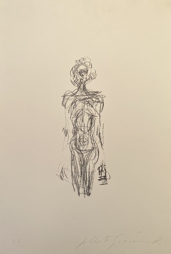 Alberto GIACOMETTI - Stampa-Multiplo - Femme nue Debout IV - signed