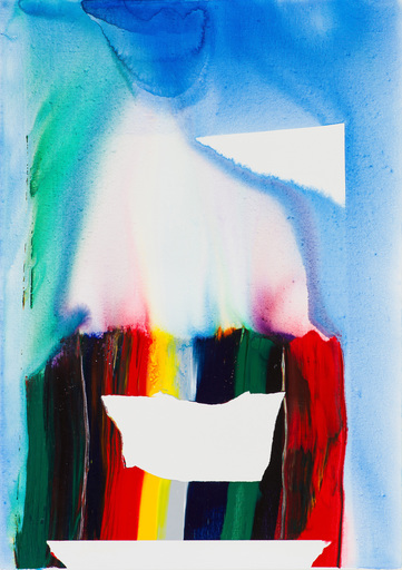 Paul JENKINS - 绘画 - Phenomena Prism Mirror