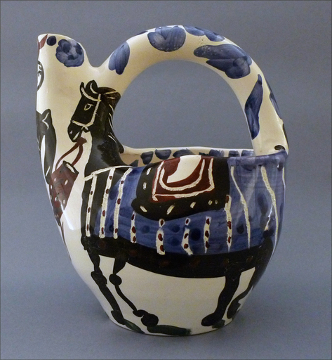 巴勃罗•毕加索 - 陶瓷  - Cavalier et cheval (A.R. 138)
