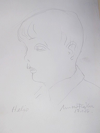 Arnold FIEDLER - Drawing-Watercolor - Helio