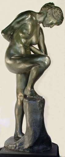 Max KLINGER - Skulptur Volumen - Badende ( Bather)
