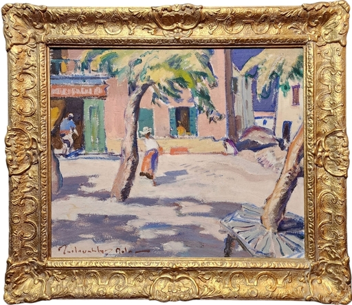 John Maclauchlan MILNE - Painting - St Tropez