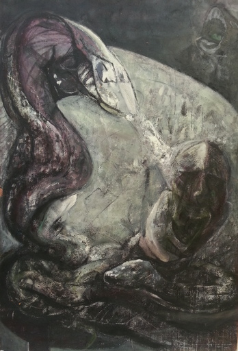 Misko PAVLOVIC - Pittura - Le Serpent