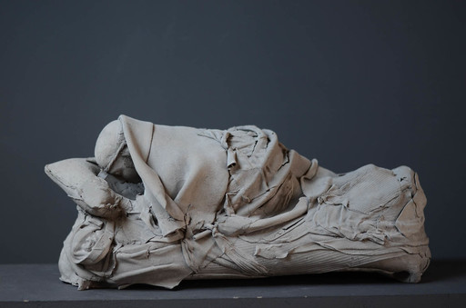 Georges JEANCLOS - Sculpture-Volume - Le Dormeur