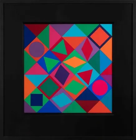 洋書/VASARELY FOLKLORE PLANETAIRE FARBWELT Victor Vasarely - Folklore Planétaire - Chêne 1973 - Saint