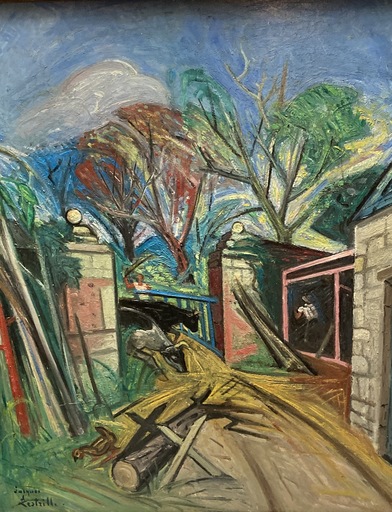 Jacques LESTRILLE - Painting - Jardin