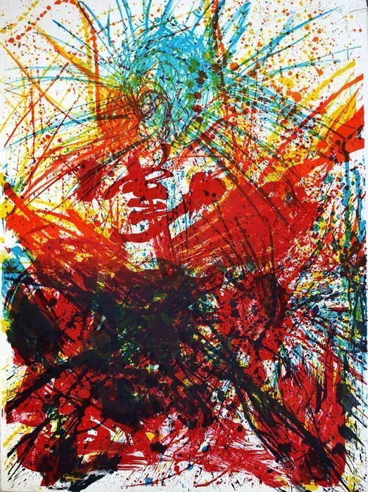 丁雄泉 - 版画 - composition