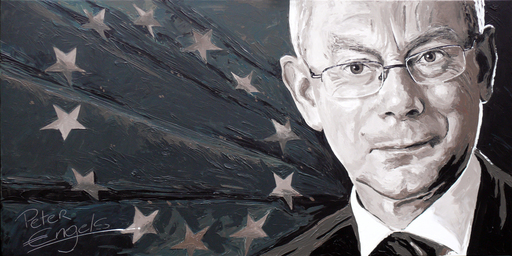 Peter ENGELS - Painting - Herman Van Rompuy