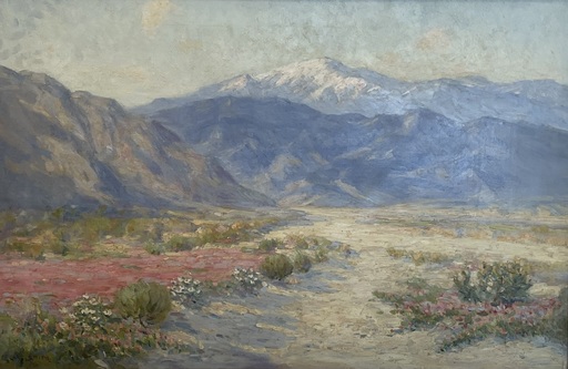 Frederick Carl SMITH - Painting - Wild Flowers High Desert Near Palm Springs California