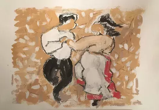 Marc WESTHOF - Drawing-Watercolor - Dance